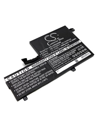 11.1V, 3900mAh, Li-Polymer Battery fits Lenovo, 80vh0001us, Chromebook 11 C330, 43.29Wh