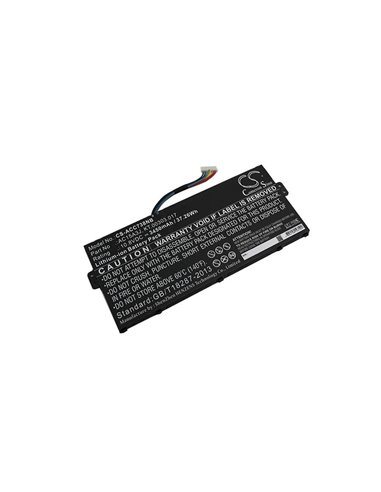 10.8V, 3450mAh, Li-ion Battery fits Acer, Cb3-131, Cb5-132t, 37.26Wh