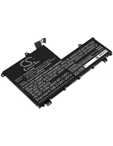 11.1V, 4000mAh, Li-Polymer Battery fits Lenovo, Thinkbook 14-iil, Thinkbook 14-iml, 44.4Wh