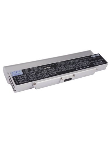 Silver, 11.1V, 8800mAh, Li-ion Battery fits Sony, Aio Vgn-ar760, Vaio Pcg-5g1l, 97.68Wh