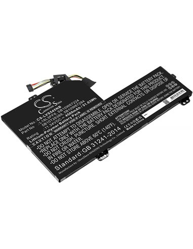 11.34V, 4500mAh, Li-Polymer Battery fits Lenovo, Ideapad S540-15iwl, Ideapad S540-15iwl Gtx, 51.03Wh