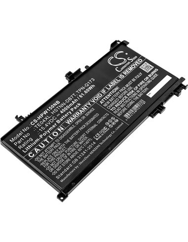 15.4V, 4000mAh, Li-Polymer Battery fits Hp, 905277-855, Omen 15 Ax201ur, 61.6Wh