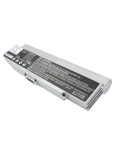 11.1V, 6600mAh, Li-ion Battery fits Sony, Vaio Vgn-c140g/b, Vaio Vgn-c150p/b, 73.26Wh