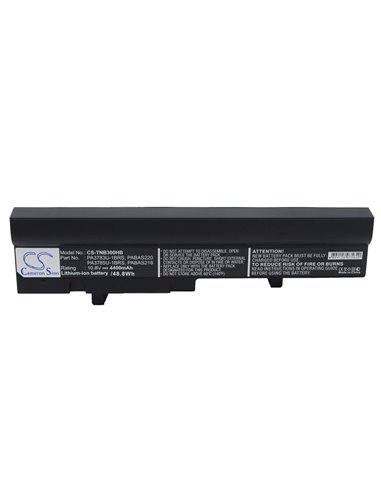 10.8V, 4400mAh, Li-ion Battery fits Toshiba, Satellite N302, Satellite Nb300, 47.52Wh