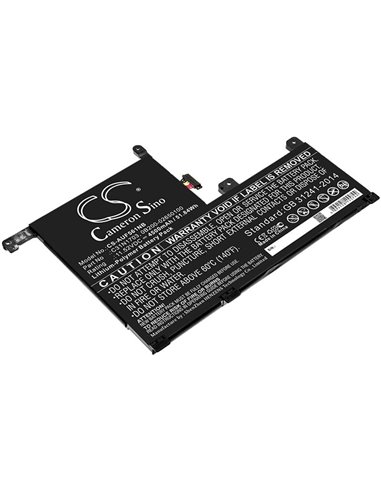 11.52V, 4500mAh, Li-Polymer Battery fits Asus, Q505ua, Q505ua-bi5t7, 51.84Wh