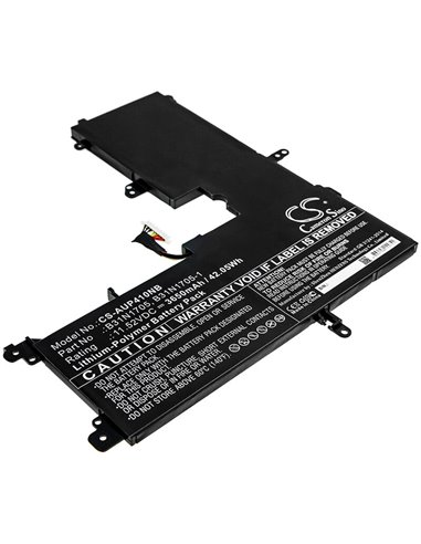 11.52V, 3650mAh, Li-Polymer Battery fits Asus, Q405ua, Q405ua-bi5t5, 42.048Wh