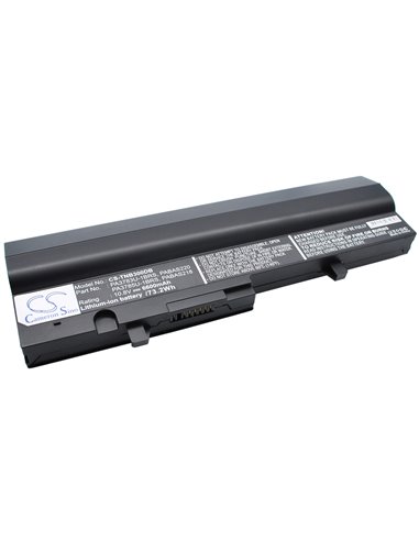 10.8V, 6600mAh, Li-ion Battery fits Toshiba, Satellite N302, Satellite Nb300, 71.28Wh