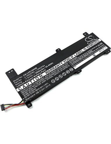 7.6V, 3800mAh, Li-Polymer Battery fits Lenovo, 80sl0038ax, Chromebook 100s, 28.88Wh