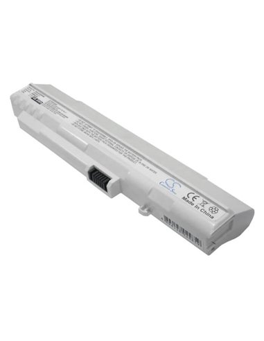 White, 11.1V, 4400mAh, Li-ion Battery fits Acer, Aspire One, Aspire One 531h, 48.84Wh