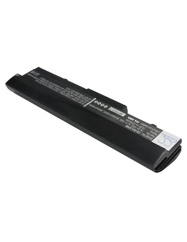 Black, 10.8V, 2200mAh, Li-ion Battery fits Asus, Eee Pc 1001ha, Eee Pc 1005, 23.76Wh