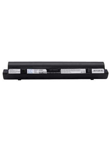 Black, 11.1V, 5200mAh, Li-ion Battery fits Lenovo, Ideapad S10, Ideapad S10 20015, 57.72Wh