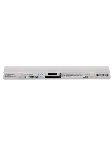 White, 11.1V, 2600mAh, Li-ion Battery fits Lenovo, Ideapad Ideapad S10 20015, Ideapad S10, 28.86Wh