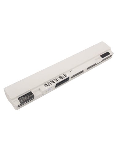 White, 10.8V, 2200mAh, Li-ion Battery fits Asus, Eee Pc X101, Eee Pc X101c, 23.76Wh