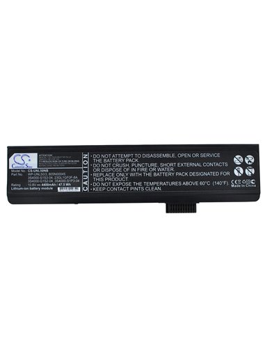 10.8V, 4400mAh, Li-ion Battery fits Fujitsu, Amilo Li1820, Amilo Pa150, 47.52Wh