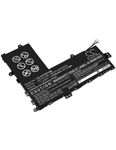 11.4V, 4150mAh, Li-ion Battery fits Asus, Tp201, Tp201sa, 47.31Wh