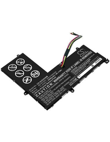 11.4V, 4050mAh, Li-Polymer Battery fits Asus, E202sa, E202sa Serie, 46.17Wh