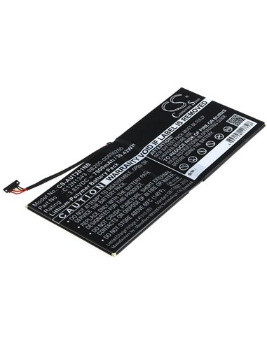 3.85V, 7900mAh, Li-Polymer Battery fits Asus, Transformer Book Tx201laf, Tx201, 30.415Wh