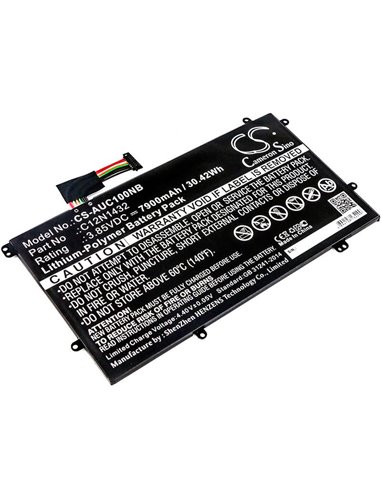 3.85V, 7900mAh, Li-Polymer Battery fits Asus, 90nl0971-m00290, C100pa, 30.415Wh