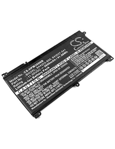 11.55V, 3600mAh, Li-ion Battery fits Hp, Pavilion 13-u013na, Pavilion M3-u, 41.58Wh