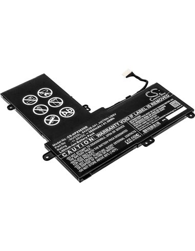 11.55V, 3600mAh, Li-ion Battery fits Hp, 11-ab000na, 11-ab000nb, 41.58Wh