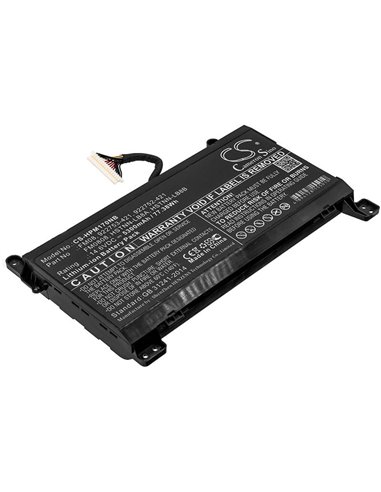 CS-HPM170NB, Notebook, Laptop 14.6V, 5300mAh, Li-ion Battery fits Hp, 17.3 I7-6700hq, Omen 17-an, 77.38Wh