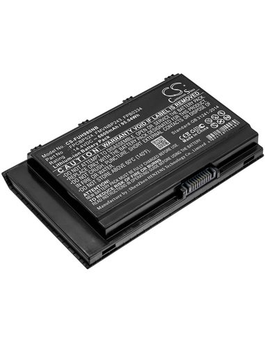 14.4V, 6600mAh, Li-ion Battery fits Fujitsu, Celsius H980, S26391-k461-v100, 95.04Wh