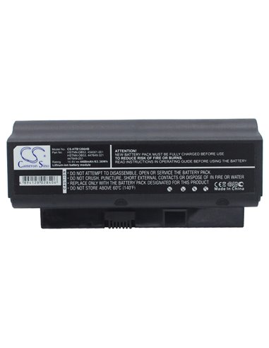 14.4V, 4400mAh, Li-ion Battery fits Hp, Business Notebook 2210b, 63.36Wh