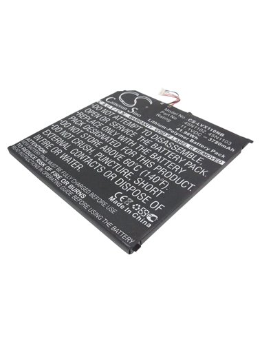 11.1V, 3780mAh, Li-Polymer Battery fits Lenovo, 36971a1, Helix X1, 41.958Wh