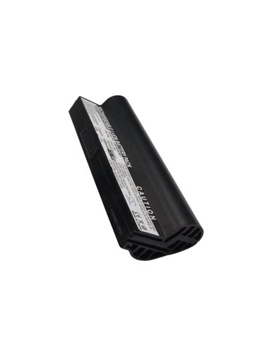 Black, 7.4V, 5200mAh, Li-ion Battery fits Asus, Eee Pc 2g Linux, Eee Pc 2g Surf(256 Ram), 38.48Wh