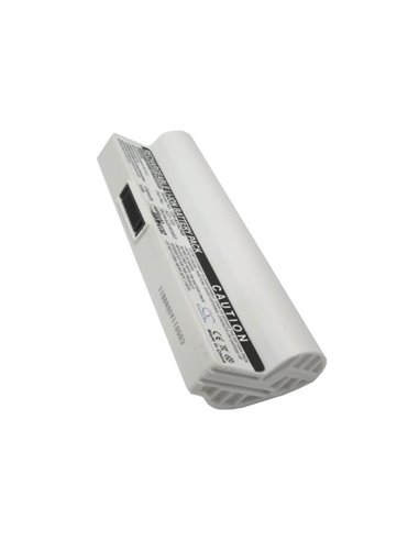 White, 7.4V, 4400mAh, Li-ion Battery fits Asus, Eee Pc 2g Linux, Eee Pc 2g Surf(256 Ram), 32.56Wh