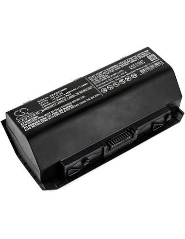 14.8V, 4800mAh, Li-ion Battery fits Asus, G750, G750j, 71.04Wh