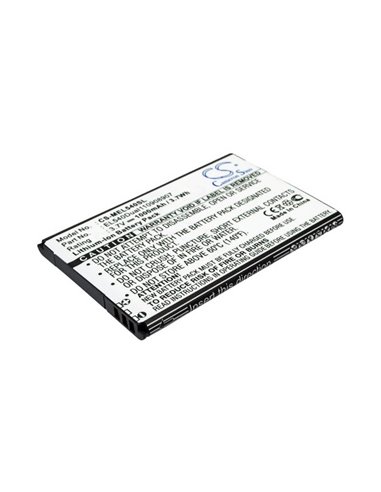 3.7V, 1000mAh, Li-ion Battery fits Emporia, El540, El540dual, 3.7Wh