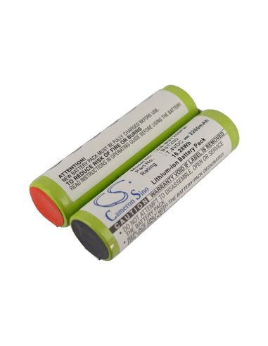 7.4V, 2200mAh, Li-ion Battery fits Bosch, Ags 7.2 Li, Piro, 16.28Wh