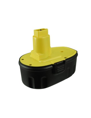 Yellow + Black, 18.0V, 3000mAh, Ni-MH Battery fits Dewalt, Dc020, Dc212, 54Wh