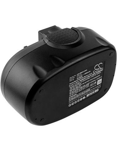 18.0V, 2000mAh, Ni-MH Battery fits Worx, Wg150s, Wg152, 36Wh