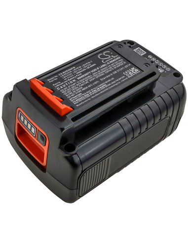 40.0V, 2000mAh, Li-ion Battery fits Black & Decker, Cm1640, Cm2040, 80Wh