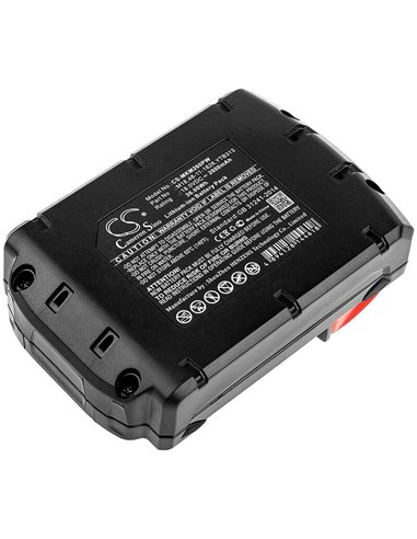 18.0V, 2000mAh, Li-ion Battery fits Milwaukee, 0880-20, 2601, 36Wh