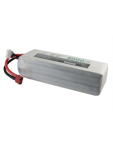 18.5V, 4000mAh, Li-Polymer Battery fits Cameron Sino, RC Cars Cs-lp4005c35rt, 74Wh