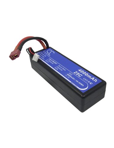 11.1V, 4000mAh, Li-Polymer Battery fits Cameron Sino, RC Planes Cs-lt903rt, 44.4Wh