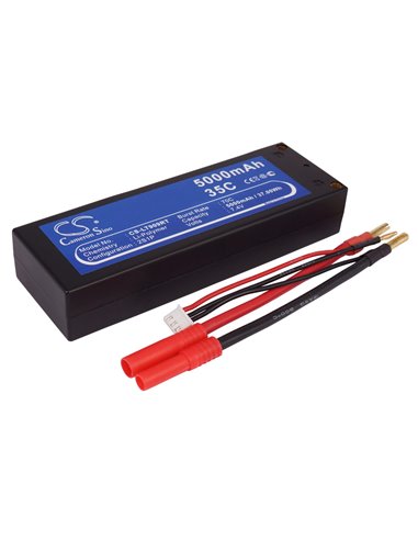 7.4V, 5000mAh, Li-Polymer Battery fits Cameron Sino, RC Robot Cs-lt909rt, 37Wh