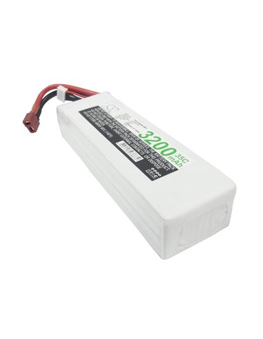 14.8V, 3200mAh, Li-Polymer Battery fits Cameron Sino, RC Robot Cs-lp3204c35rt, 47.36Wh