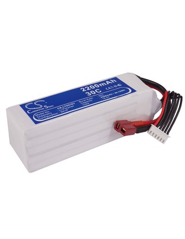 18.5V, 2200mAh, Li-Polymer Battery fits Cameron Sino, RC Robot Cs-lt957rt, 40.7Wh