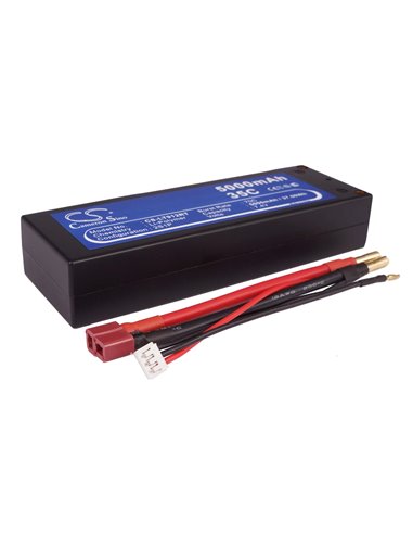 7.4V, 5000mAh, Li-Polymer Battery fits Cameron Sino, RC Trains Cs-lt912rt, 37Wh