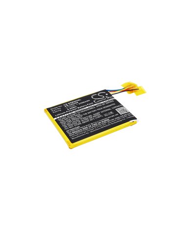 3.7V, 2350mAh, Li-Polymer Battery fits Fuhu, Nabi Jr, Nabijr-nv5a, 8.695Wh