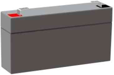 6v 1.2 a/h replacement sealed lead acid battery