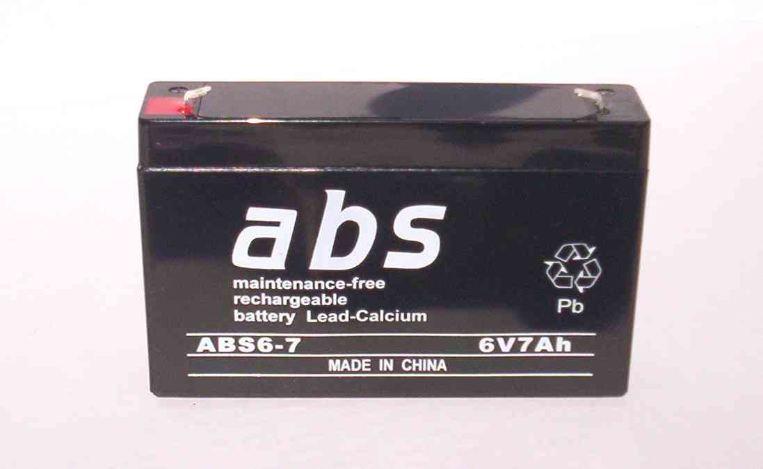 6v 7 a/h replacement sealed lead acid battery