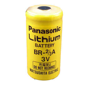 Battery for panasonic: br-2/3a, br2/3a, br 2/3a