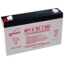 Sla665 access battery replacement sla battery 6v 7.2 ah