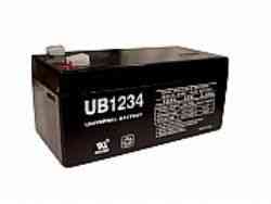 12 volt 3.4 amp maintainence free sealed lead acid battery