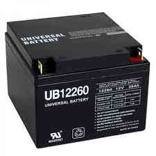 G1226034 alexander replacement sla battery 12v 26 ah